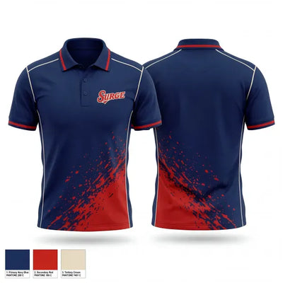 Fountain Valley Pony Baseball 56696094 Short Sleeve Performance Polo - 1
