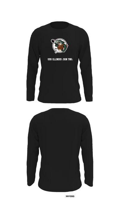 USS Illinois (SSN 786) 55868909 Long Sleeve Performance Shirt 31