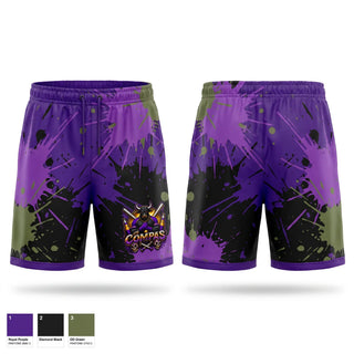 Athletic Shorts With Pockets, Los Compas, Softball, Teamtime, Team time, sublimation, custom sports apparel, team uniforms, spirit wear, spiritwear, sports uniforms, custom shirts, team store, custom team store, fundraiser sports, apparel fundraiser