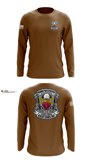 Long Sleeve Performance Shirt, Violent Crimes, Police, Teamtime, Team time, sublimation, custom sports apparel, team uniforms, spirit wear, spiritwear, sports uniforms, custom shirts, team store, custom team store, fundraiser sports, apparel fundraiser