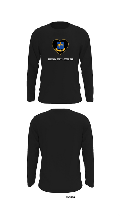 Freedom BTRY, 1-320th FAR 56639766 Long Sleeve Performance Shirt 32