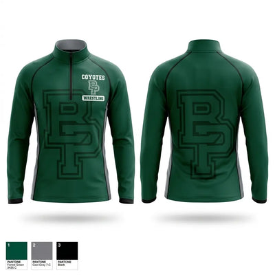 Buena Park High School Wrestling Quarter Zip Jacket - 1