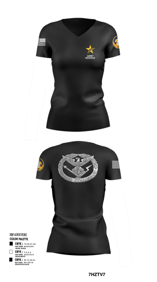 Womens Short Sleeve Vneck Shirt, ARCC, Army, Teamtime, Team time, sublimation, custom sports apparel, team uniforms, spirit wear, spiritwear, sports uniforms, custom shirts, team store, custom team store, fundraiser sports, apparel fundraiser
