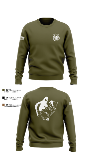 Crew Neck Sweatshirt, A Co 8th Psy-B, Army, Teamtime, Team time, sublimation, custom sports apparel, team uniforms, spirit wear, spiritwear, sports uniforms, custom shirts, team store, custom team store, fundraiser sports, apparel fundraiser