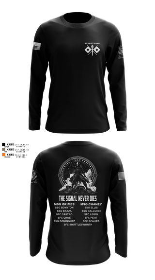 Long Sleeve Performance Shirt, Senior Leaders Course FY26-009, Army, Teamtime, Team time, sublimation, custom sports apparel, team uniforms, spirit wear, spiritwear, sports uniforms, custom shirts, team store, custom team store, fundraiser sports, apparel fundraiser