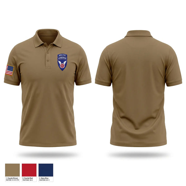 Short Sleeve Performance Polo, Arctic Angels, Army, Teamtime, Team time, sublimation, custom sports apparel, team uniforms, spirit wear, spiritwear, sports uniforms, custom shirts, team store, custom team store, fundraiser sports, apparel fundraiser