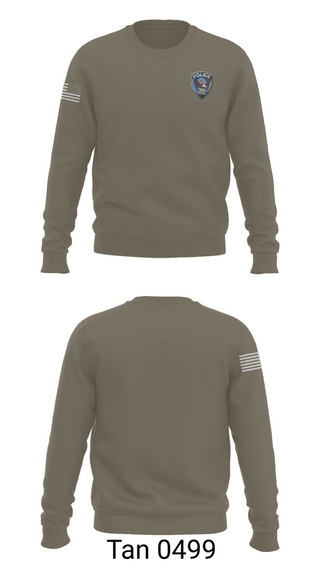 Crew Neck Sweatshirt, Rockford Police Department, Police, Teamtime, Team time, sublimation, custom sports apparel, team uniforms, spirit wear, spiritwear, sports uniforms, custom shirts, team store, custom team store, fundraiser sports, apparel fundraiser