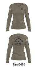 Fundamentals 58616940 Women's Long Sleeve V-neck Shirt - 77