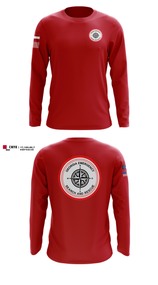 Long Sleeve Performance Shirt, GESAR, EMS/EMT, Teamtime, Team time, sublimation, custom sports apparel, team uniforms, spirit wear, spiritwear, sports uniforms, custom shirts, team store, custom team store, fundraiser sports, apparel fundraiser
