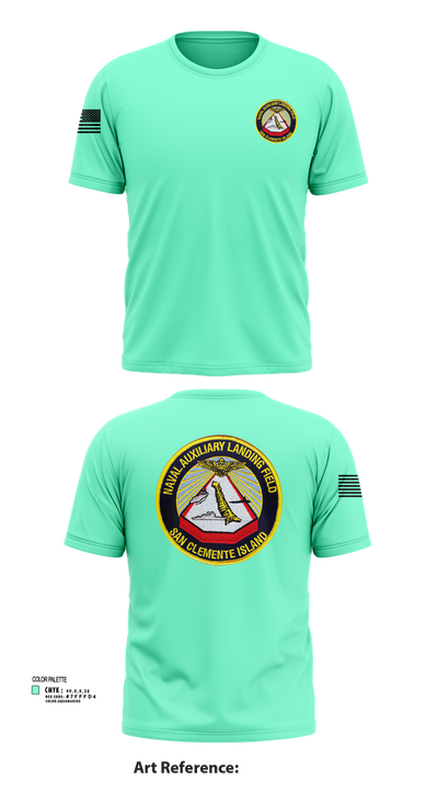 NAVAL AUXILIARY LANDING FIELD SAN CLEMENTE ISLAND 84948296 Short Sleeve Performance Shirt - 103