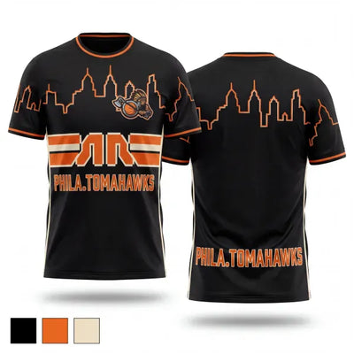 The Philadelphia Tomahawks 4026178 Old School Cotton Feel Shirt - 1