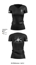 MSC, 389th MI BN 91799200 Women's Short Sleeve V-neck Shirt - 21