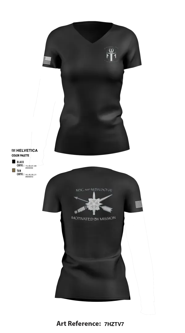Womens Short Sleeve Vneck Shirt, MSC 389th MI BN (SO) (A), Army, Teamtime, Team time, sublimation, custom sports apparel, team uniforms, spirit wear, spiritwear, sports uniforms, custom shirts, team store, custom team store, fundraiser sports, apparel fundraiser