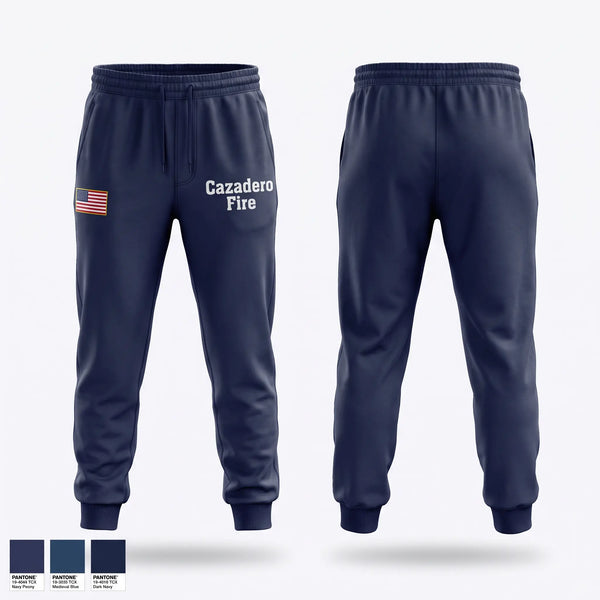 Sweatpants, Cazadero Fire, Fire Department, Teamtime, Team time, sublimation, custom sports apparel, team uniforms, spirit wear, spiritwear, sports uniforms, custom shirts, team store, custom team store, fundraiser sports, apparel fundraiser