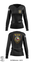 Klein Fire Department Station 33 66998035 Women's Long Sleeve V-neck Shirt - 5