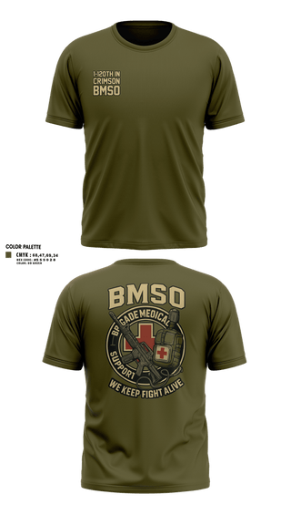 Short Sleeve Performance Shirt, 1-120th IN Crimson, National Guard, Teamtime, Team time, sublimation, custom sports apparel, team uniforms, spirit wear, spiritwear, sports uniforms, custom shirts, team store, custom team store, fundraiser sports, apparel fundraiser