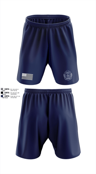 Athletic Shorts With Pockets, Bangor PD, Police, Teamtime, Team time, sublimation, custom sports apparel, team uniforms, spirit wear, spiritwear, sports uniforms, custom shirts, team store, custom team store, fundraiser sports, apparel fundraiser
