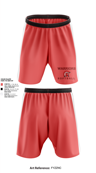 Warriors 4853197 Athletic Shorts With Pockets - 1