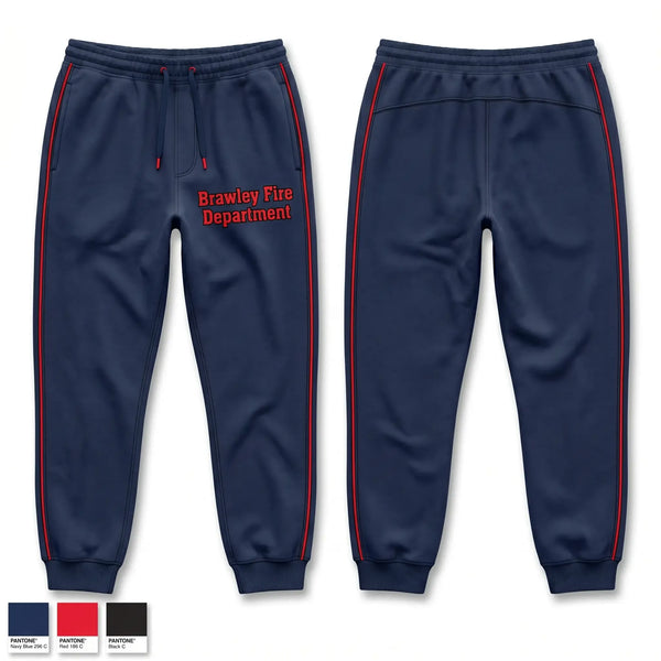 Sweatpants, Brawley Fire Department, Fire Department, Teamtime, Team time, sublimation, custom sports apparel, team uniforms, spirit wear, spiritwear, sports uniforms, custom shirts, team store, custom team store, fundraiser sports, apparel fundraiser