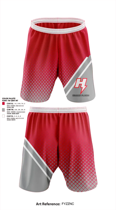Flashes  Athletic Shorts With Pockets - 1