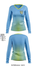 Magnolia Heat Women's Long Sleeve V-neck Shirt - 5