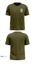 Police Old School Cotton Feel Shirt - 1