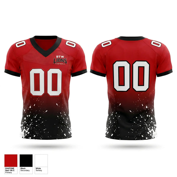 Football Jersey, Booker T. Washington, , Teamtime, Team time, sublimation, custom sports apparel, team uniforms, spirit wear, spiritwear, sports uniforms, custom shirts, team store, custom team store, fundraiser sports, apparel fundraiser