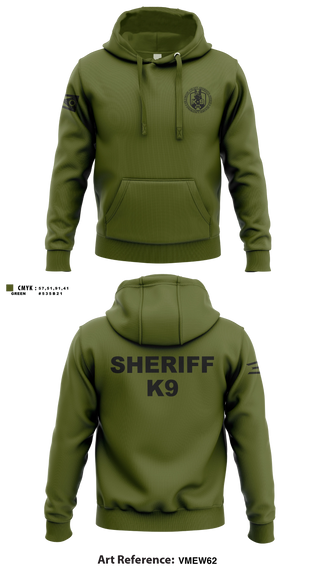 Hoodie, Franklin County Sheriff Office K9, Police, Teamtime, Team time, sublimation, custom sports apparel, team uniforms, spirit wear, spiritwear, sports uniforms, custom shirts, team store, custom team store, fundraiser sports, apparel fundraiser