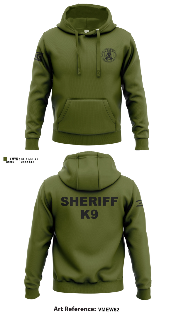 Hoodie, Franklin County Sheriff Office K9, Police, Teamtime, Team time, sublimation, custom sports apparel, team uniforms, spirit wear, spiritwear, sports uniforms, custom shirts, team store, custom team store, fundraiser sports, apparel fundraiser