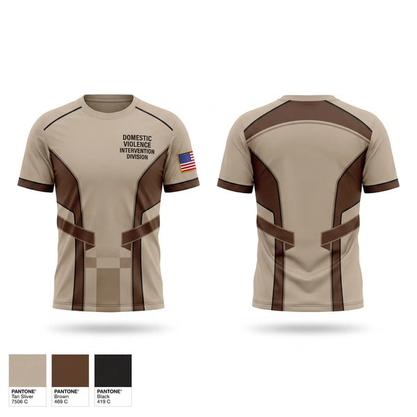 Short Sleeve Performance Shirt, Domestic Violence Intervention Division, Police, Teamtime, Team time, sublimation, custom sports apparel, team uniforms, spirit wear, spiritwear, sports uniforms, custom shirts, team store, custom team store, fundraiser sports, apparel fundraiser