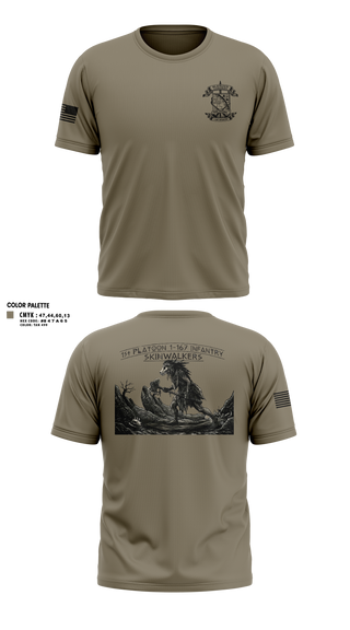 Short Sleeve Performance Shirt, Bco 1-167IN, Army, Teamtime, Team time, sublimation, custom sports apparel, team uniforms, spirit wear, spiritwear, sports uniforms, custom shirts, team store, custom team store, fundraiser sports, apparel fundraiser