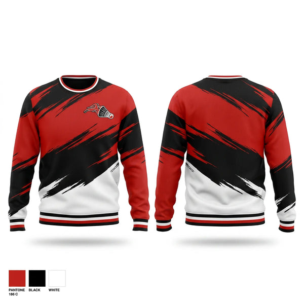 Crew Neck Sweatshirt, Montgomery Badminton, Tennis, Teamtime, Team time, sublimation, custom sports apparel, team uniforms, spirit wear, spiritwear, sports uniforms, custom shirts, team store, custom team store, fundraiser sports, apparel fundraiser