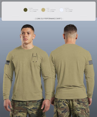 Long Sleeve Performance Shirt, Bat, Army, Teamtime, Team time, sublimation, custom sports apparel, team uniforms, spirit wear, spiritwear, sports uniforms, custom shirts, team store, custom team store, fundraiser sports, apparel fundraiser