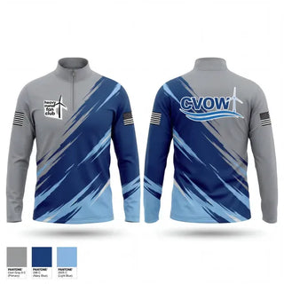 Quarter Zip Jacket, CVOW, Swimming, Teamtime, Team time, sublimation, custom sports apparel, team uniforms, spirit wear, spiritwear, sports uniforms, custom shirts, team store, custom team store, fundraiser sports, apparel fundraiser