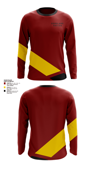 Duneland Soccer 57004603 Long Sleeve Performance Shirt 1
