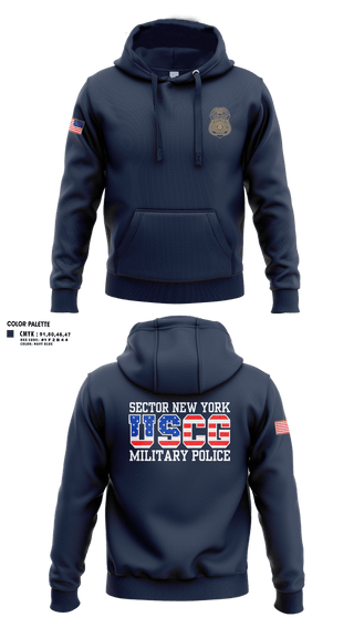 Hoodie, Sector New York Security Forces, Coast Guard, Teamtime, Team time, sublimation, custom sports apparel, team uniforms, spirit wear, spiritwear, sports uniforms, custom shirts, team store, custom team store, fundraiser sports, apparel fundraiser