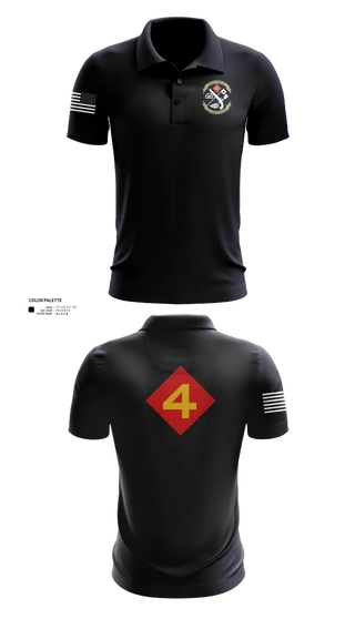 Short Sleeve Performance Polo, 14th Marine regiment 4th Marine corps division, , Teamtime, Team time, sublimation, custom sports apparel, team uniforms, spirit wear, spiritwear, sports uniforms, custom shirts, team store, custom team store, fundraiser sports, apparel fundraiser