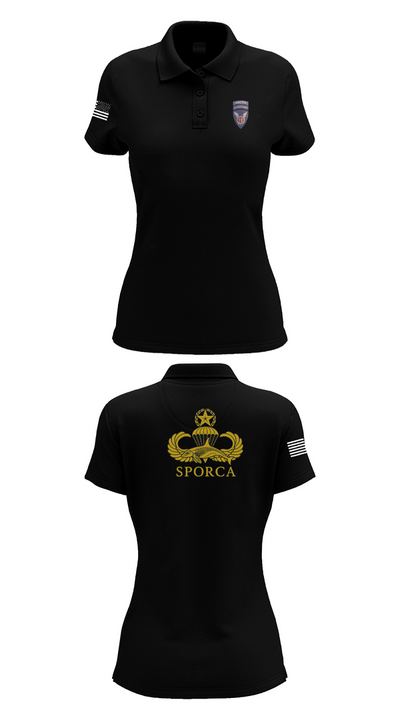 HHC, 725th BSB, 2/11 ABN 60450705 Women's Short Sleeve Performance Polo  - 35