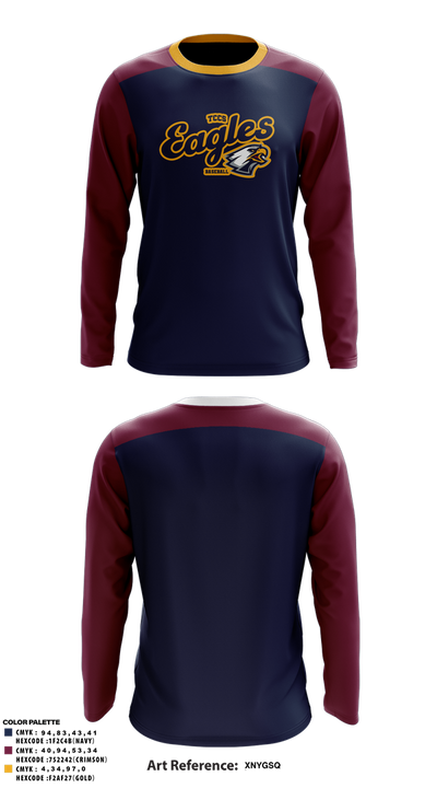 Eagles 34948139 Long Sleeve Performance Shirt 1
