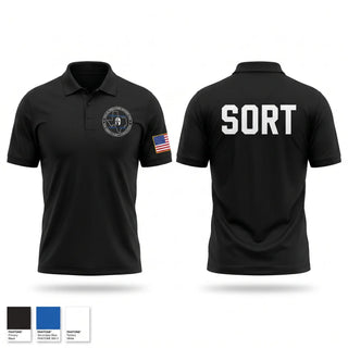 Short Sleeve Performance Polo, SORT, Police, Teamtime, Team time, sublimation, custom sports apparel, team uniforms, spirit wear, spiritwear, sports uniforms, custom shirts, team store, custom team store, fundraiser sports, apparel fundraiser
