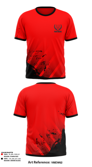 Short Sleeve Performance Shirt, Panthers, Men's Soccer, Teamtime, Team time, sublimation, custom sports apparel, team uniforms, spirit wear, spiritwear, sports uniforms, custom shirts, team store, custom team store, fundraiser sports, apparel fundraiser