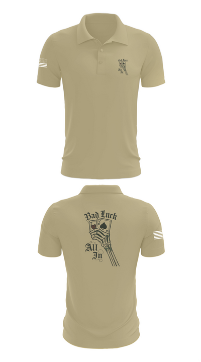 4th plt bad luck 18253345 Short Sleeve Performance Polo - 87