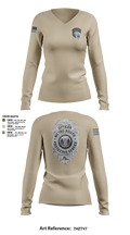 METRO SOUTH PROTECTIVE SERVICE 25947378 Women's Long Sleeve V-neck Shirt - 2
