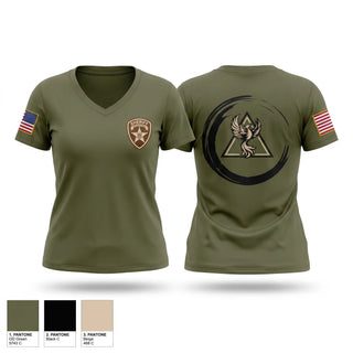 Womens Short Sleeve Vneck Shirt, Paulding County Sheriff's Office, Police, Teamtime, Team time, sublimation, custom sports apparel, team uniforms, spirit wear, spiritwear, sports uniforms, custom shirts, team store, custom team store, fundraiser sports, apparel fundraiser