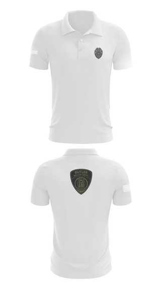 Short Sleeve Performance Polo, Butler Police Department, Police, Teamtime, Team time, sublimation, custom sports apparel, team uniforms, spirit wear, spiritwear, sports uniforms, custom shirts, team store, custom team store, fundraiser sports, apparel fundraiser