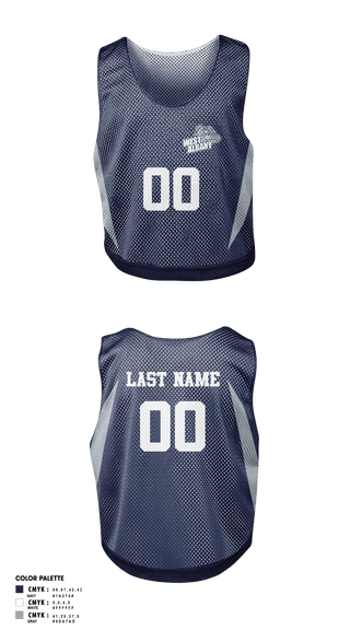 Mens Lacrosse Pinnie, West Albany Bulldogs, Men's Lacrosse, Teamtime, Team time, sublimation, custom sports apparel, team uniforms, spirit wear, spiritwear, sports uniforms, custom shirts, team store, custom team store, fundraiser sports, apparel fundraiser
