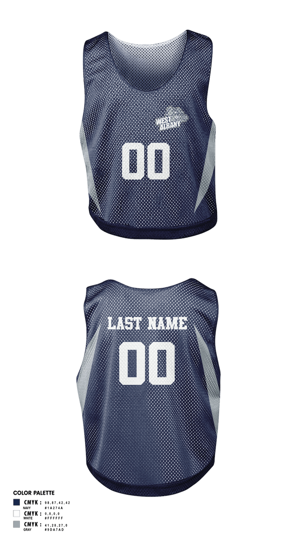 Mens Lacrosse Pinnie, West Albany Bulldogs, Men's Lacrosse, Teamtime, Team time, sublimation, custom sports apparel, team uniforms, spirit wear, spiritwear, sports uniforms, custom shirts, team store, custom team store, fundraiser sports, apparel fundraiser