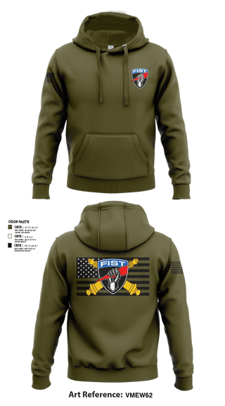 Hoodie, 1/78th FA Bn, Army, Teamtime, Team time, sublimation, custom sports apparel, team uniforms, spirit wear, spiritwear, sports uniforms, custom shirts, team store, custom team store, fundraiser sports, apparel fundraiser