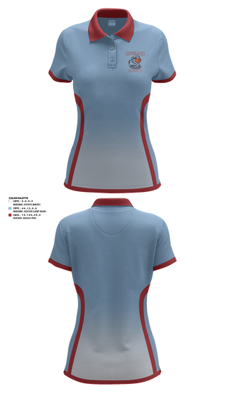 Womens Short Sleeve Performance Polo, Crismon Rattlers, Women's Basketball, Teamtime, Team time, sublimation, custom sports apparel, team uniforms, spirit wear, spiritwear, sports uniforms, custom shirts, team store, custom team store, fundraiser sports, apparel fundraiser