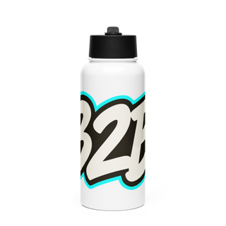 Built2Ball 72637833 Stainless Steel Water Bottle with a Straw Lid